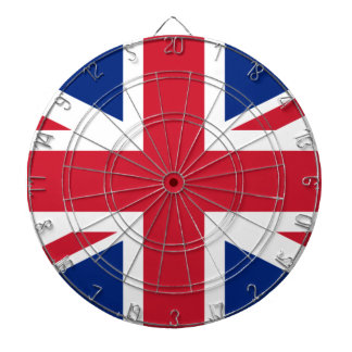 Flagge des Vereinigten Königreichs Dartscheibe