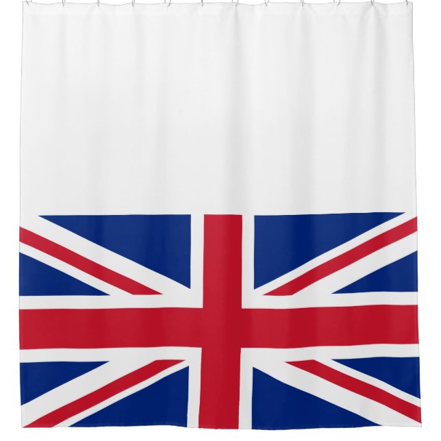 Flagge des Vereinigten Königreichs Duschvorhang (Vorderseite)