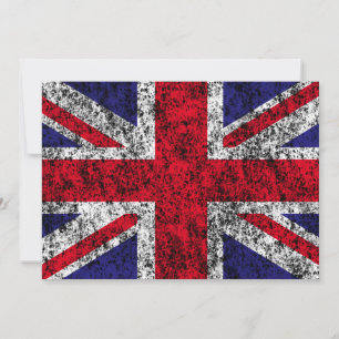 Flagge des Vereinigten Königreichs Einladung