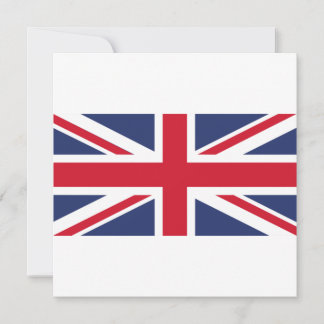 Flagge des Vereinigten Königreichs Einladung