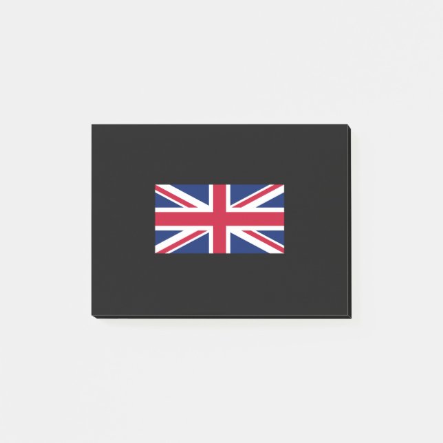 Flagge des Vereinigten Königreichs-England-Union J Post-it Klebezettel (Vorderseite)