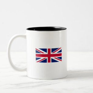Flagge des Vereinigten Königreichs-England-Union J Zweifarbige Tasse