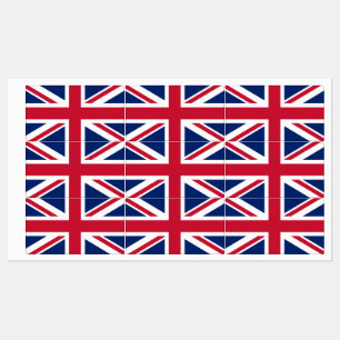 Flagge des Vereinigten Königreichs Etiketten
