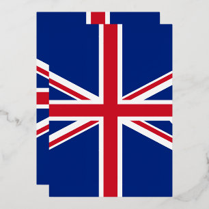 Flagge des Vereinigten Königreichs Folieneinladung