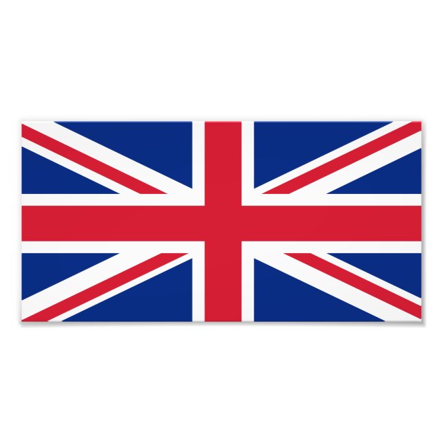Flagge des Vereinigten Königreichs Fotodruck (Vorne)