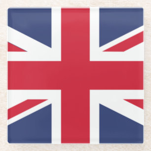 Flagge des Vereinigten Königreichs Glasuntersetzer