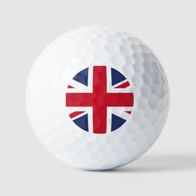Flagge des Vereinigten Königreichs Golfball (Vorderseite)