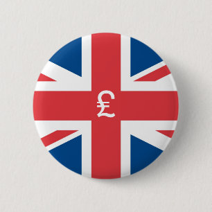 Flagge des Vereinigten Königreichs Großbritannien Button
