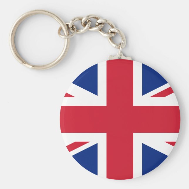 Flagge des Vereinigten Königreichs (Großbritannien Schlüsselanhänger (Vorne)