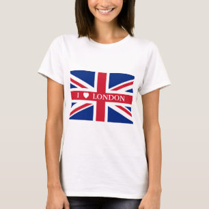 Flagge des Vereinigten Königreichs - I LIEBE LONDO T-Shirt