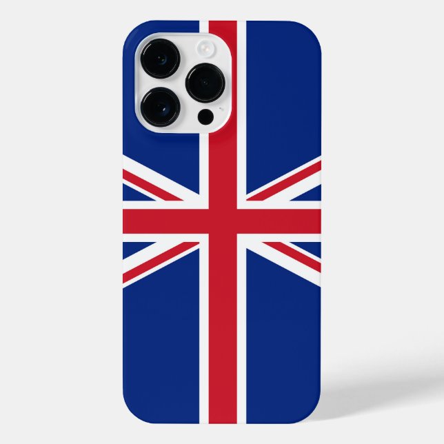 Flagge des Vereinigten Königreichs iPhone 14 Pro Max Hülle (Rückseite)