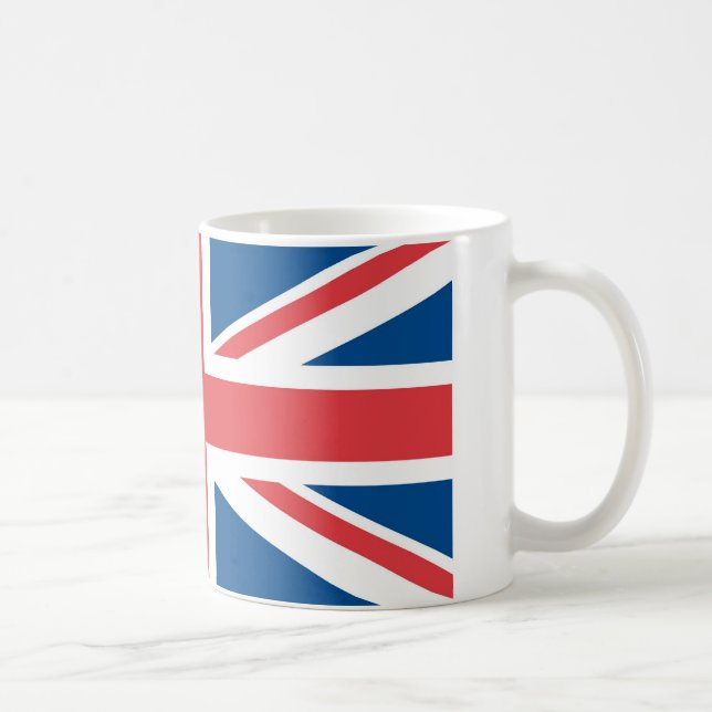 Flagge des Vereinigten Königreichs Kaffeetasse (Rechts)