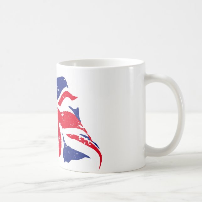 Flagge des Vereinigten Königreichs Kaffeetasse (Rechts)
