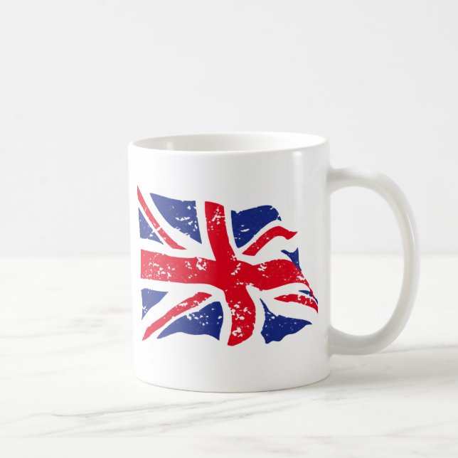 Flagge des Vereinigten Königreichs Kaffeetasse (Rechts)