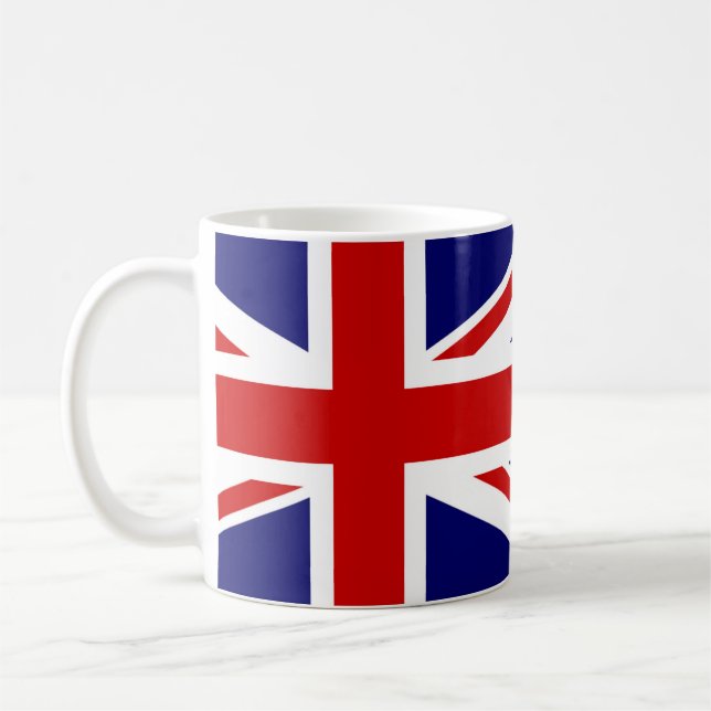 Flagge des Vereinigten Königreichs Kaffeetasse (Links)