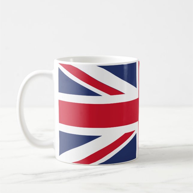 Flagge des Vereinigten Königreichs Kaffeetasse (Links)