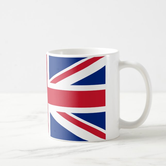 Flagge des Vereinigten Königreichs Kaffeetasse (Rechts)