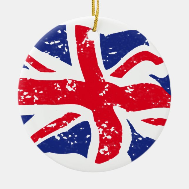 Flagge des Vereinigten Königreichs Keramikornament (Vorne)