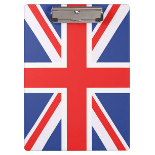 Flagge des Vereinigten Königreichs Klemmbrett
