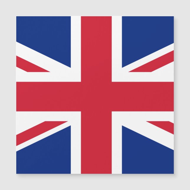 Flagge des Vereinigten Königreichs Magnetkarte (Vorderseite)