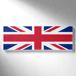 Flagge des Vereinigten Königreichs Namenschild