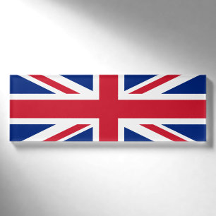 Flagge des Vereinigten Königreichs Namenschild