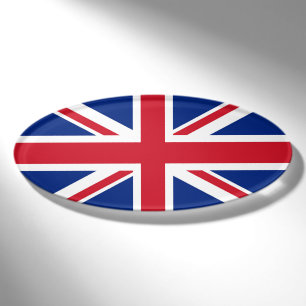 Flagge des Vereinigten Königreichs Namenschild