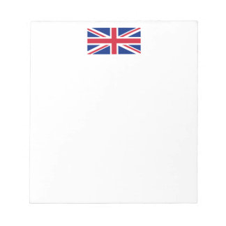 Flagge des Vereinigten Königreichs Notizblock