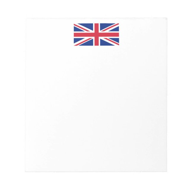 Flagge des Vereinigten Königreichs Notizblock (Vorderseite)