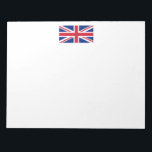 Flagge des Vereinigten Königreichs Notizblock<br><div class="desc">Flagge des Vereinigten Königreichs</div>