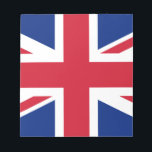 Flagge des Vereinigten Königreichs Notizblock<br><div class="desc">Flagge des Vereinigten Königreichs - Flagge der Union - Gewerkschaft</div>