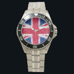 Flagge des Vereinigten Königreichs oder der Union  Armbanduhr<br><div class="desc">Flagge des Vereinigten Königreichs oder der Union Jack</div>
