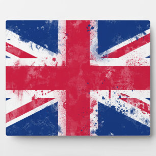 Flagge des Vereinigten Königreichs oder der Union Fotoplatte
