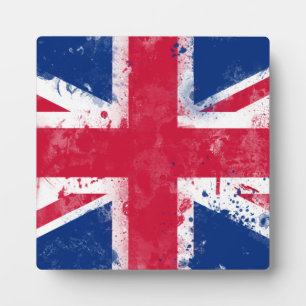 Flagge des Vereinigten Königreichs oder der Union Fotoplatte