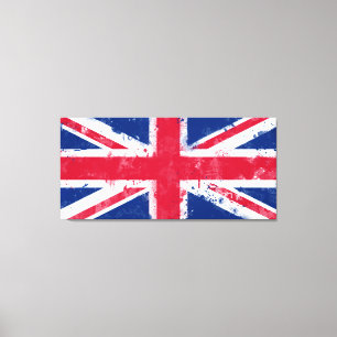 Flagge des Vereinigten Königreichs oder der Union  Leinwanddruck