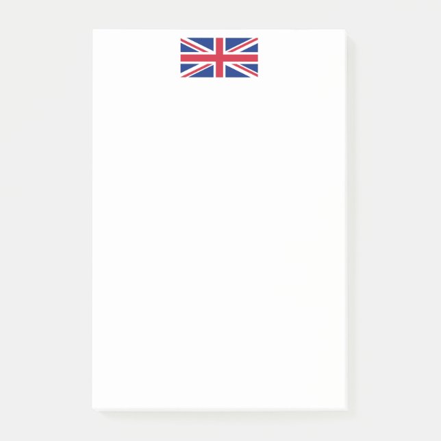 Flagge des Vereinigten Königreichs Post-it Klebezettel (Vorderseite)