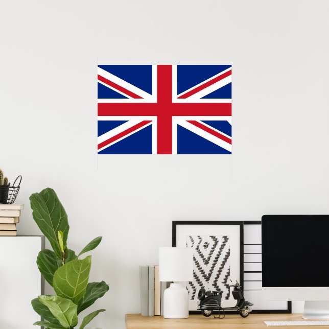 Flagge des Vereinigten Königreichs Poster (Heimbüro)