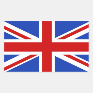 Flagge des Vereinigten Königreichs Rechteckiger Aufkleber