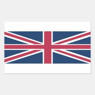 Flagge des Vereinigten Königreichs Rechteckiger Aufkleber