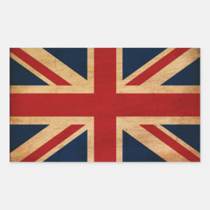 Flagge des Vereinigten Königreichs Rechteckiger Aufkleber