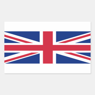 Flagge des Vereinigten Königreichs Rechteckiger Aufkleber