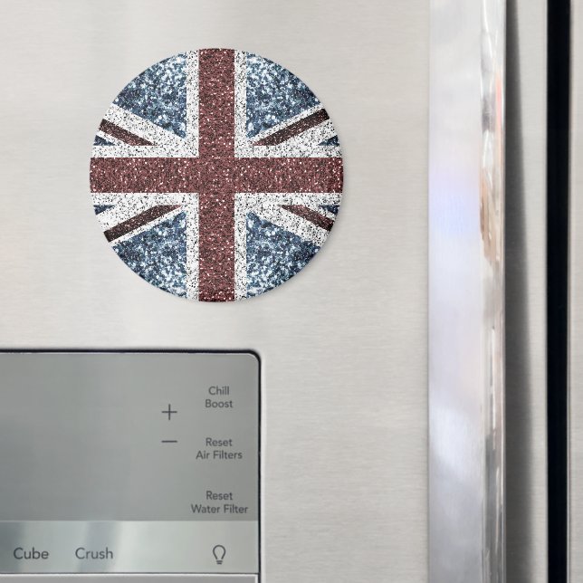Flagge des Vereinigten Königreichs Rustikale Vinta Magnet (In Situ (Kühlschrank))