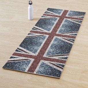 Flagge des Vereinigten Königreichs Rustikale Vinta Yogamatte