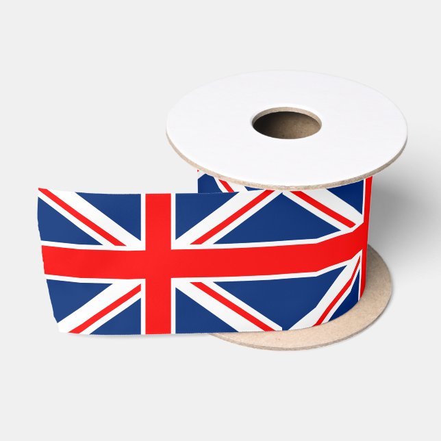 Flagge des Vereinigten Königreichs Satinband (Spule)