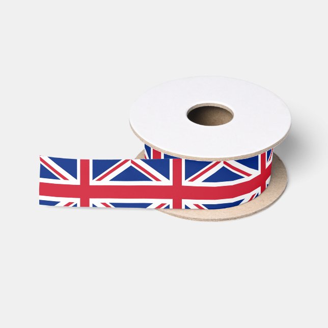 Flagge des Vereinigten Königreichs Satinband (Spule)