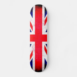 Flagge des Vereinigten Königreichs Skateboard