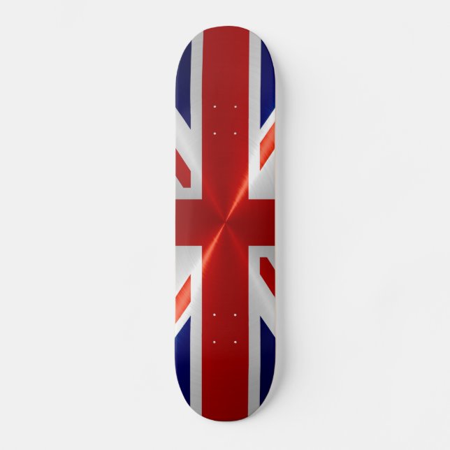 Flagge des Vereinigten Königreichs Skateboard (Vorderseite)