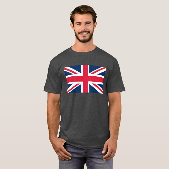Flagge des Vereinigten Königreichs T-Shirt (Vorne ganz)