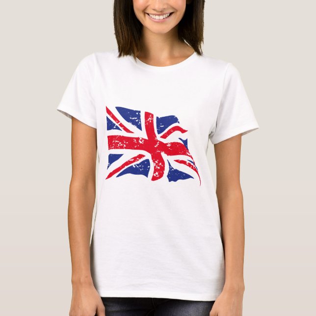 Flagge des Vereinigten Königreichs T-Shirt (Vorderseite)