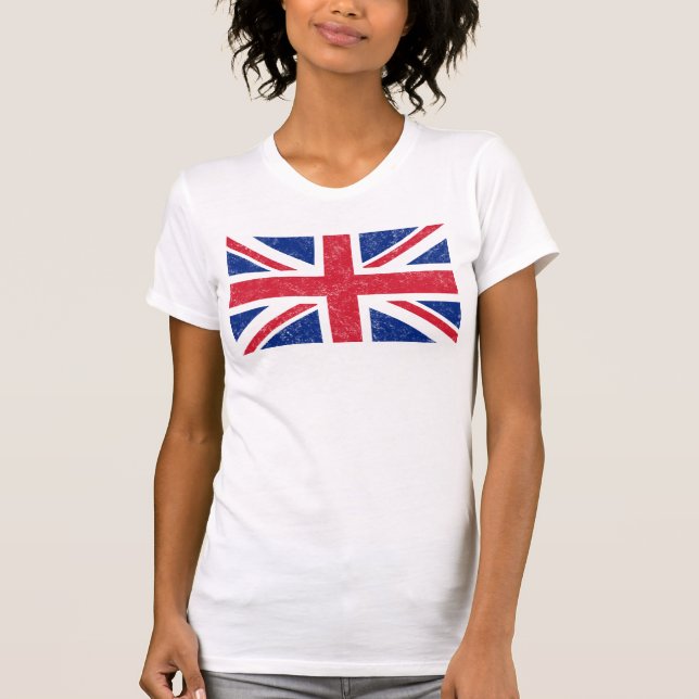 Flagge des Vereinigten Königreichs T-Shirt (Vorderseite)